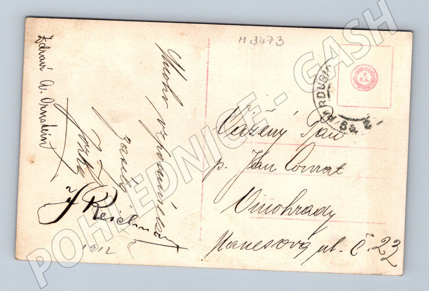 Pohlednice mladá žena kolor 1912 (M3473)