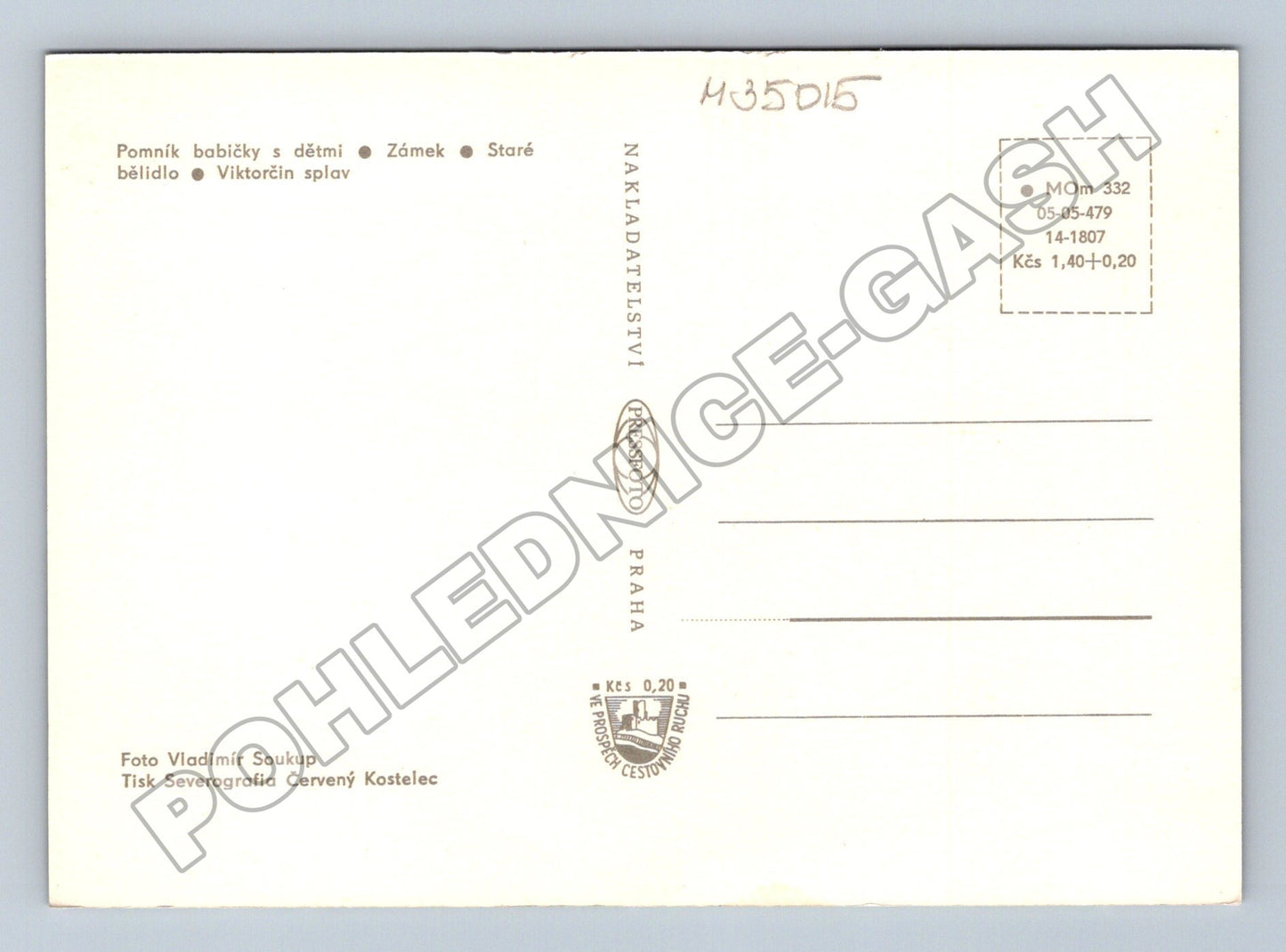 Pohlednice Ratibořice zámek Babiččino údolí (M35015)