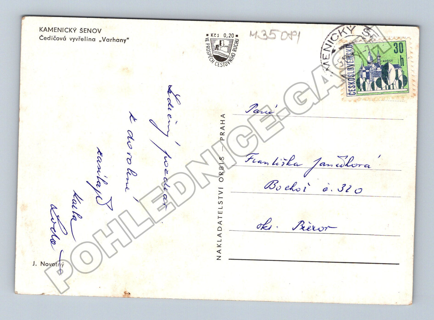 Pohlednice Kamenický Šenov Panská skála Varhany (M35081)
