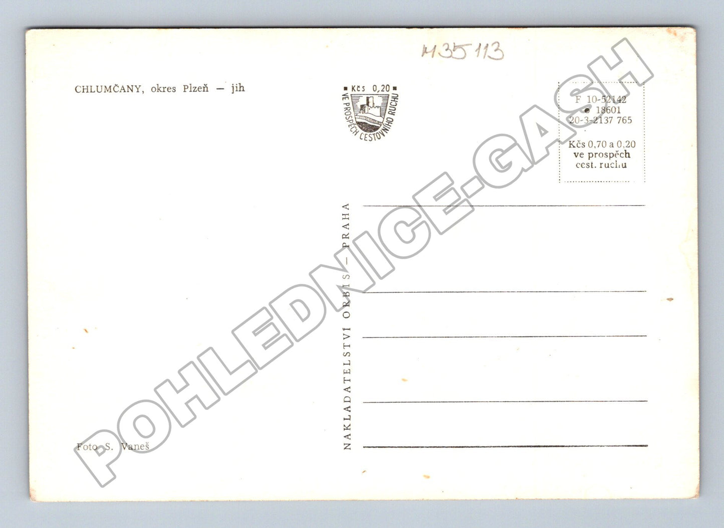Pohlednice Chlumčany bytové domy 1960 (M35113)