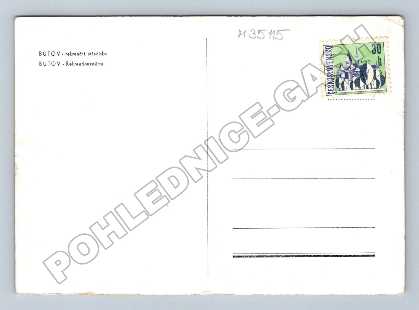 Pohlednice Butov rekreační středisko (M35115)