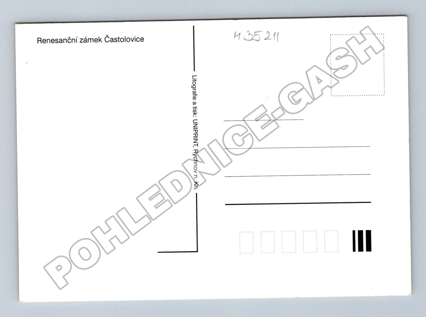 Pohlednice Častolovice renesanční zámek (M35211)