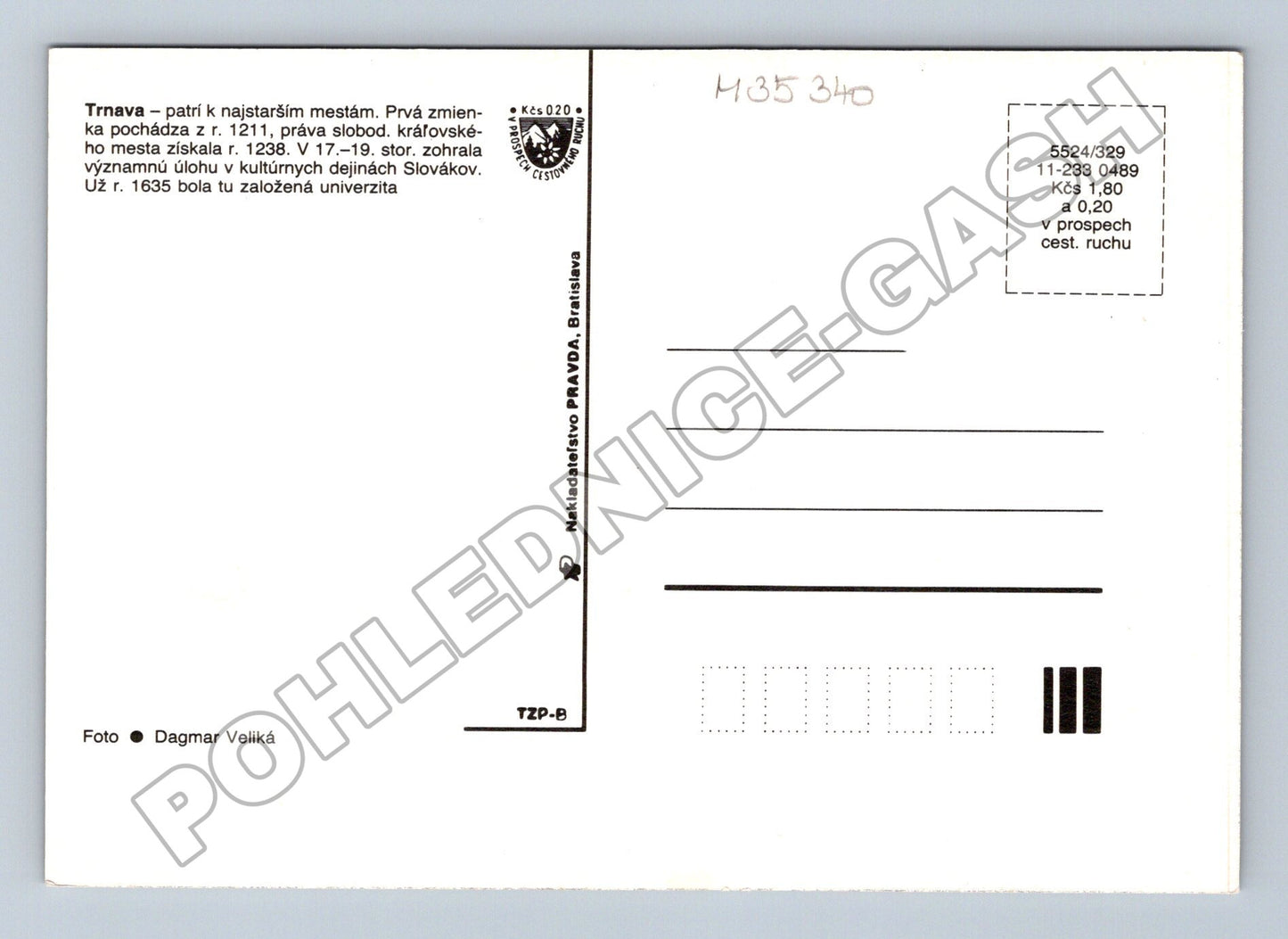 Pohlednice Slovensko Trnava různé pohledy (M35340)