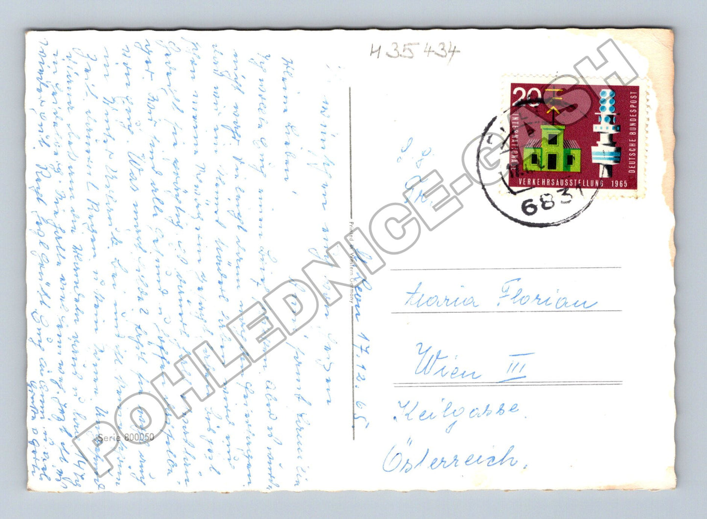 Pohlednice Německo Vánoce děti u stromečku 1965 (M35434)