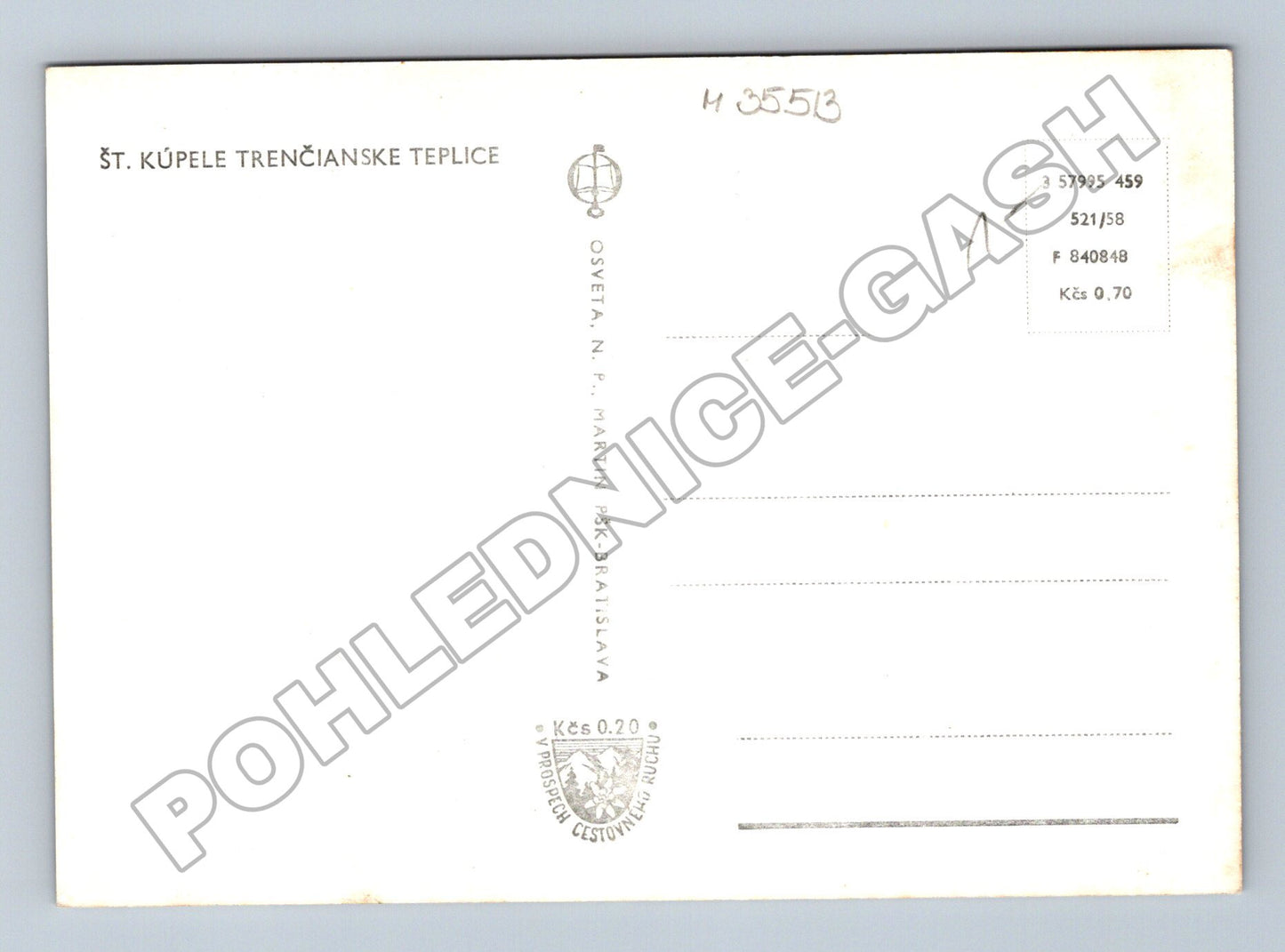 Pohlednice Slovensko Trenčianske Teplice panorama (M35513)
