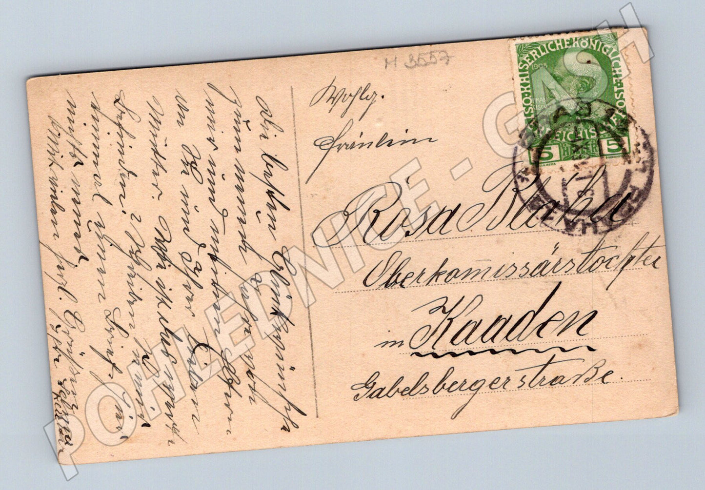 Pohlednice portrét ženy secese RU (M3557)