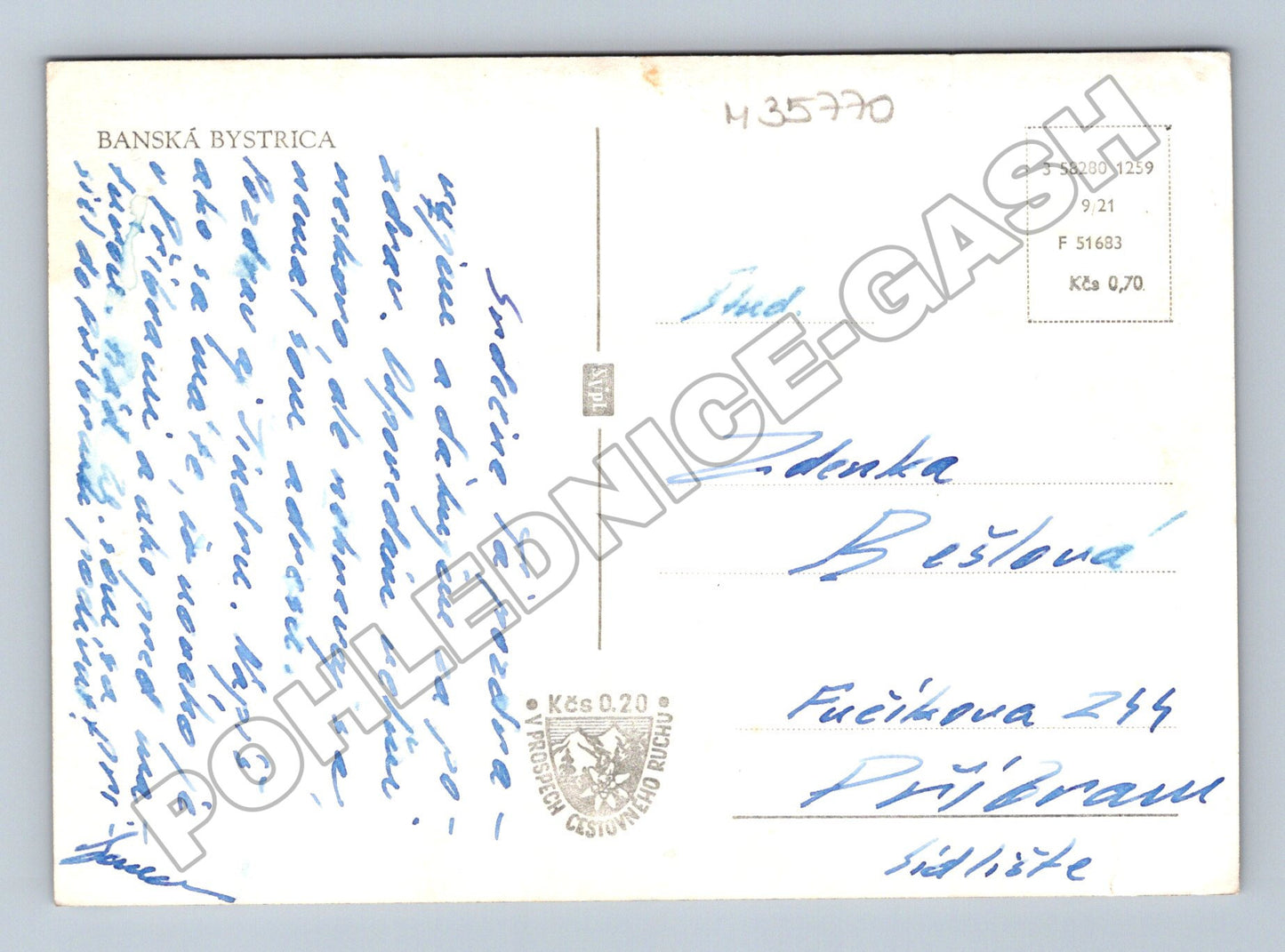 Pohlednice Slovensko Banská Bystrica zimní krajina (M35770)