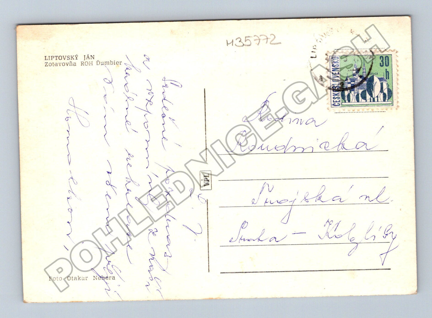 Pohlednice Slovensko Liptovský Ján Zotavovňa ROH Dumbier (M35772)