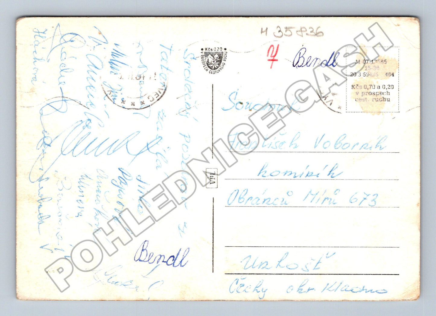 Pohlednice Slovensko Vysoké Tatry, různé motivy 1958 (M35836)
