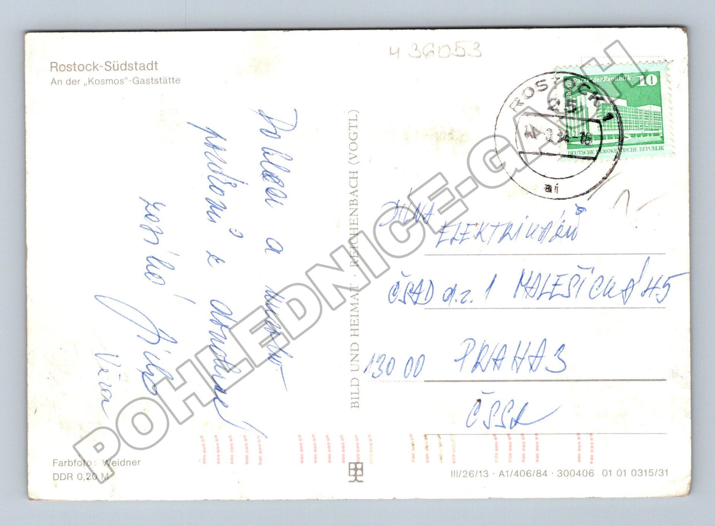 Pohlednice Německo Rostock-Südstadt 1984 (M36053)