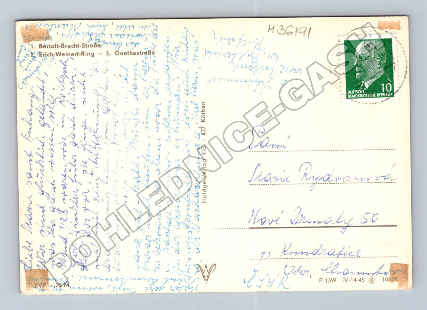 Pohlednice Německo Wolfen sídliště (M36191)