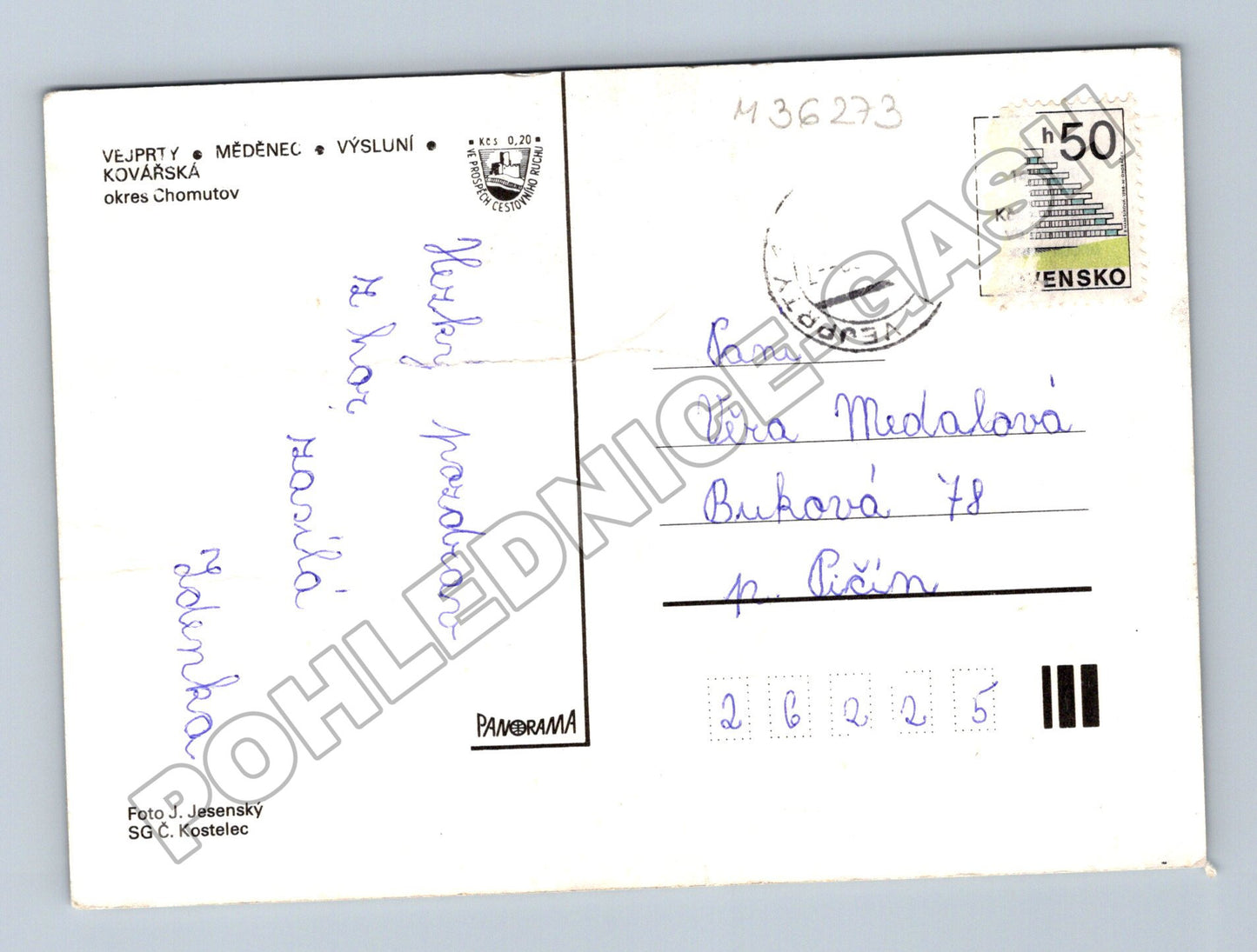 Pohlednice Vejprty Měděnec Výsluní Kovářská 4x motiv (M36273)