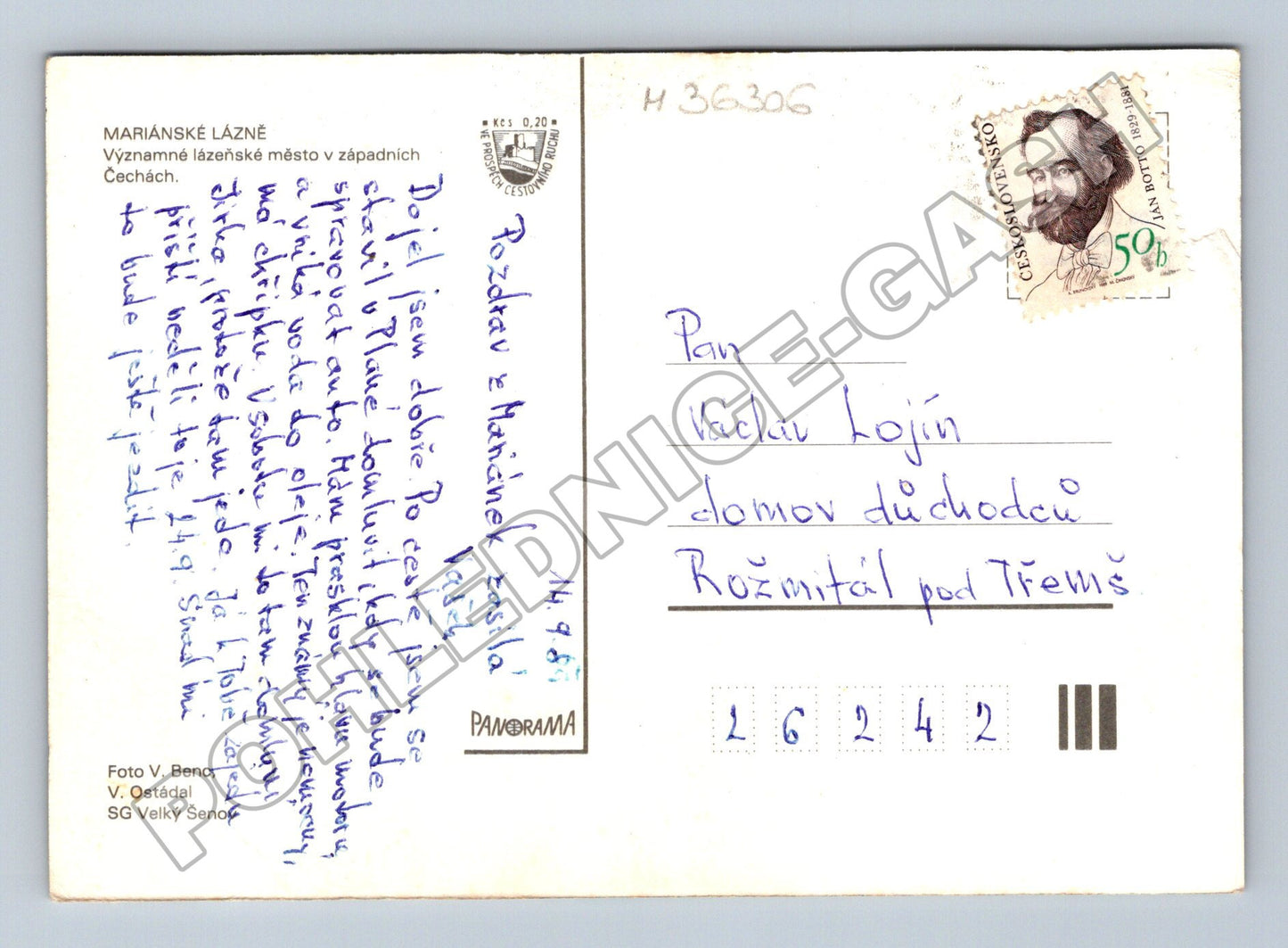 Pohlednice Mariánské Lázně různé pohledy 1981 (M36306)