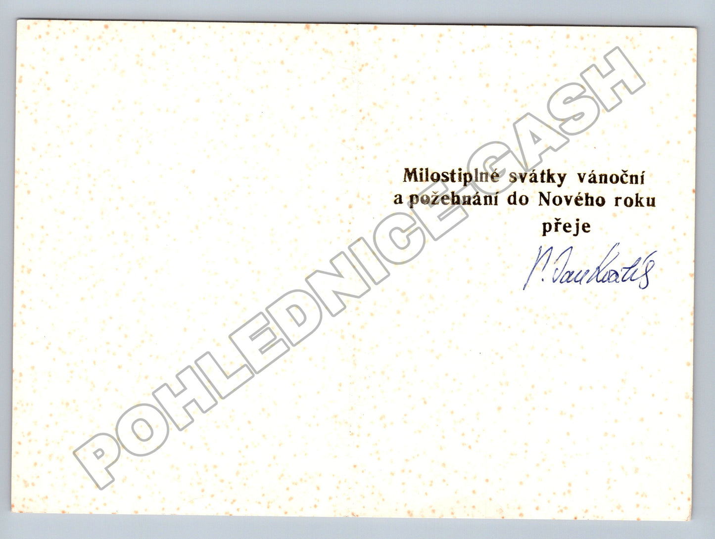 Pohlednice vánoční motiv Ježíšek M36377