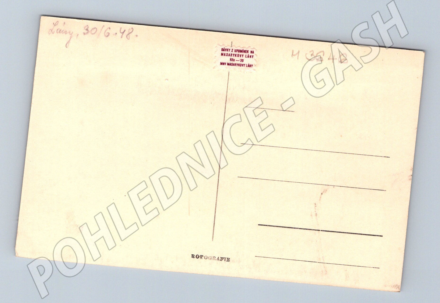 Pohlednice Nezapomeneme politici 1948 (M3646)