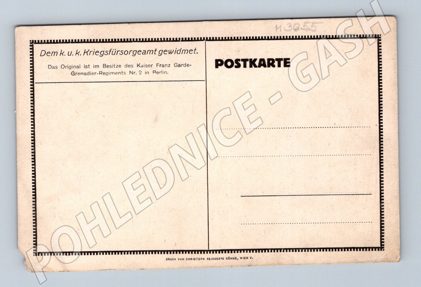 Pohlednice František Josef I kolor podpis (M3655)