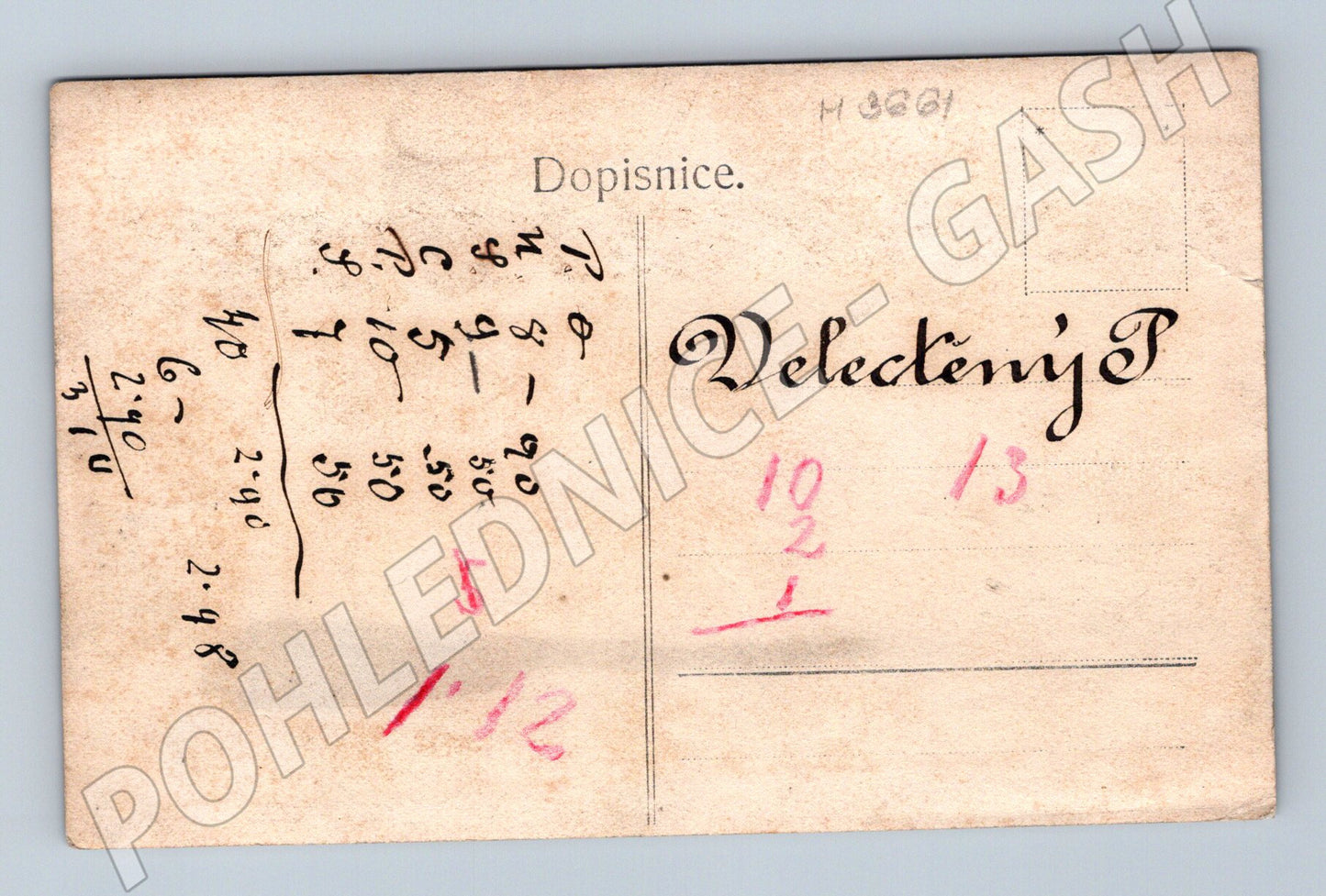 Pohlednice skupina mužů portrét (M3661)