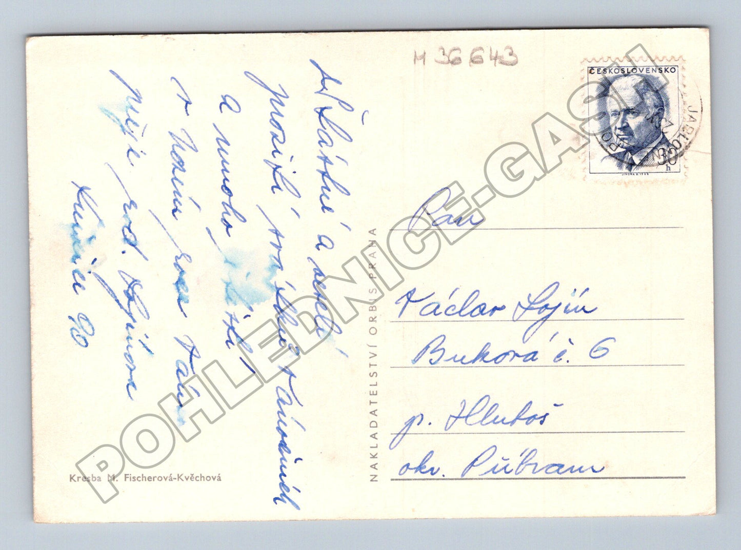 Pohlednice Tři králové koleda (M36643)