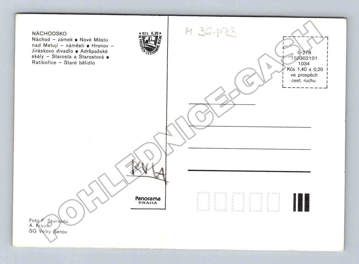 Pohlednice Náchodsko více motivů (M36873)