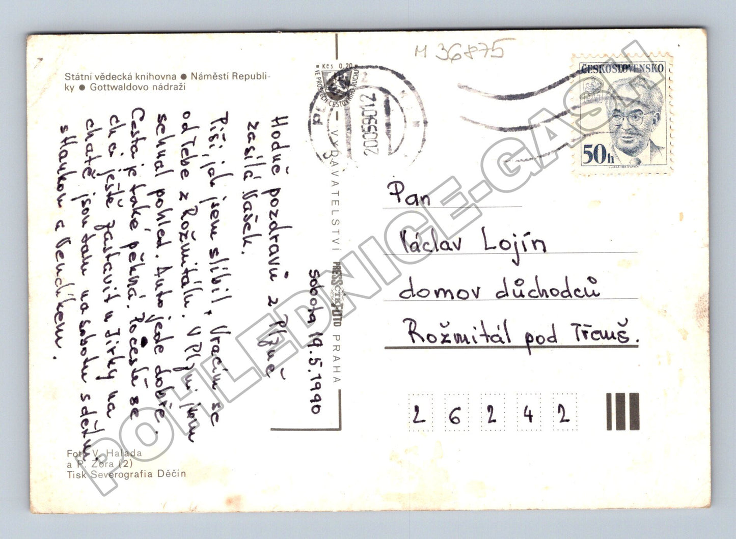 Pohlednice Plzeň různé pohledy 1990 (M36875)