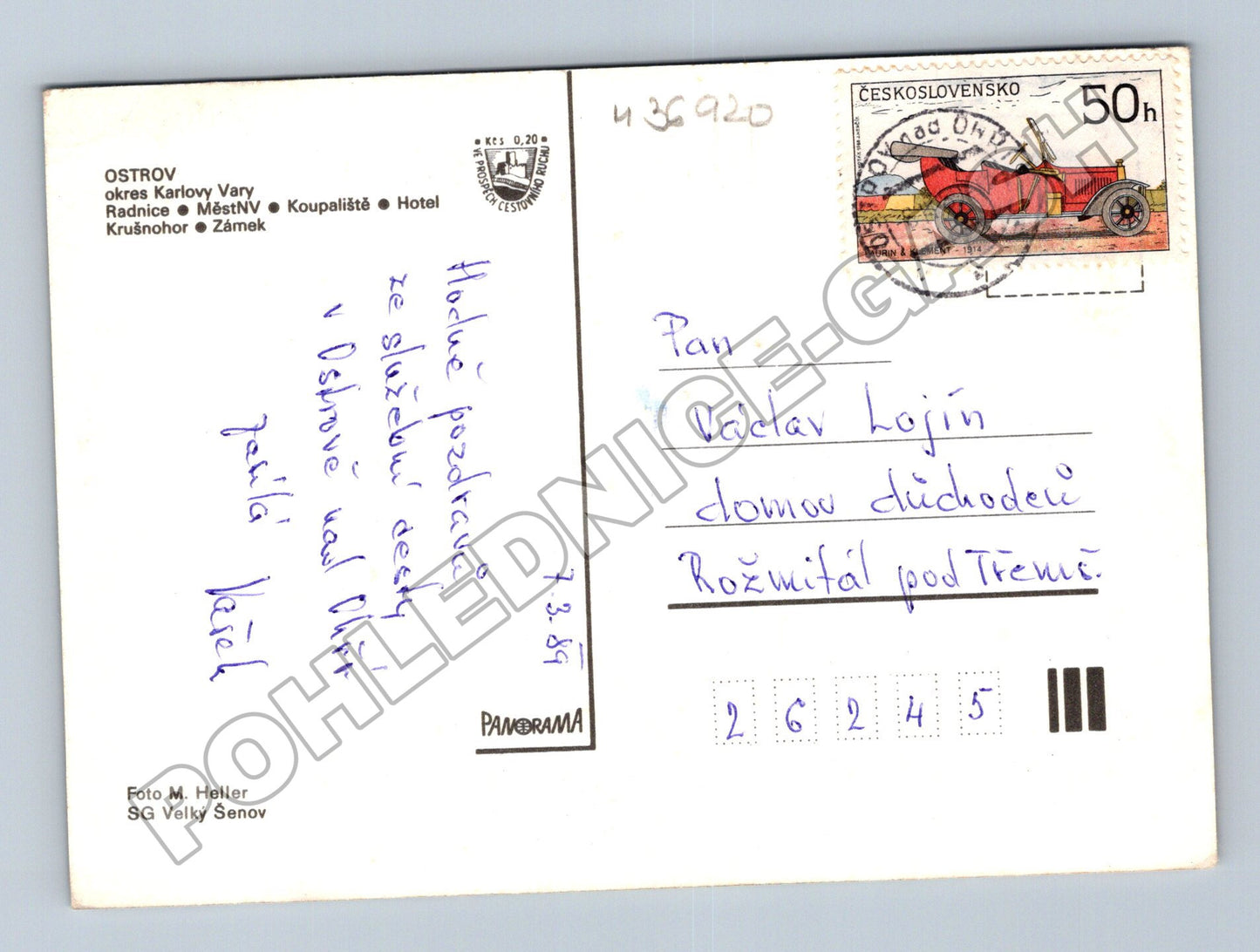 Pohlednice Ostrov multi-pohledy (M36920)