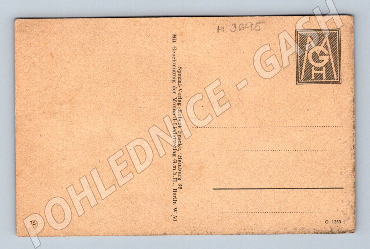 Pohlednice Bei der blonden Kathrein portrét (M3695)