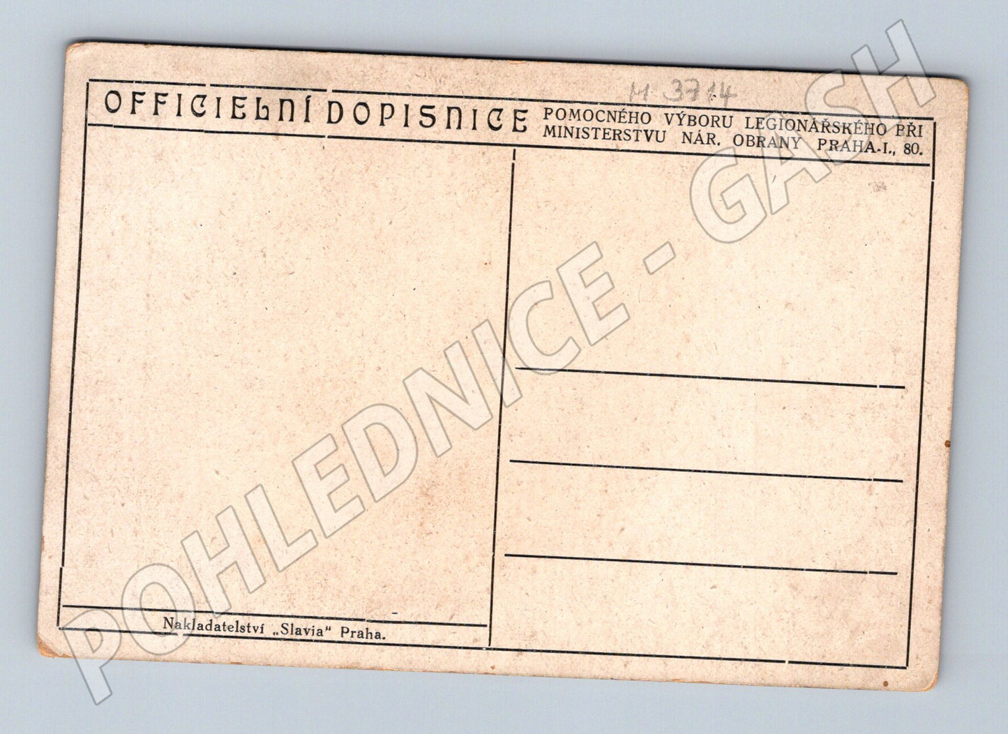 Pohlednice T G Masaryk legionářský výbor (M3714)