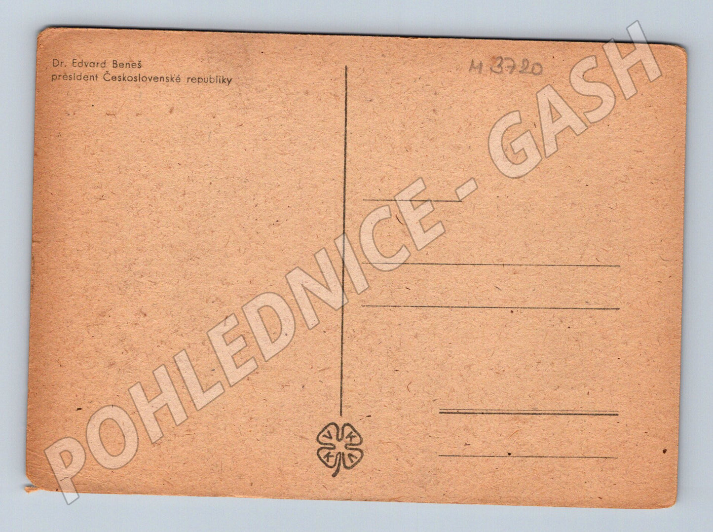 Pohlednice Edvard Beneš ČSR portrét (M3720)