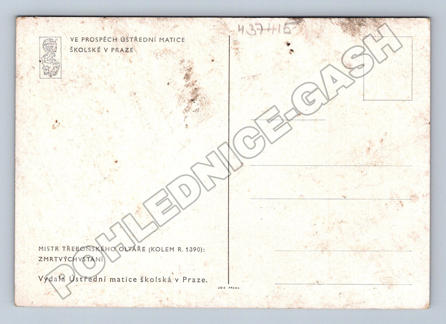 Pohlednice Mistr Třeboňského oltáře Zmrtvýchvstání (M37415)