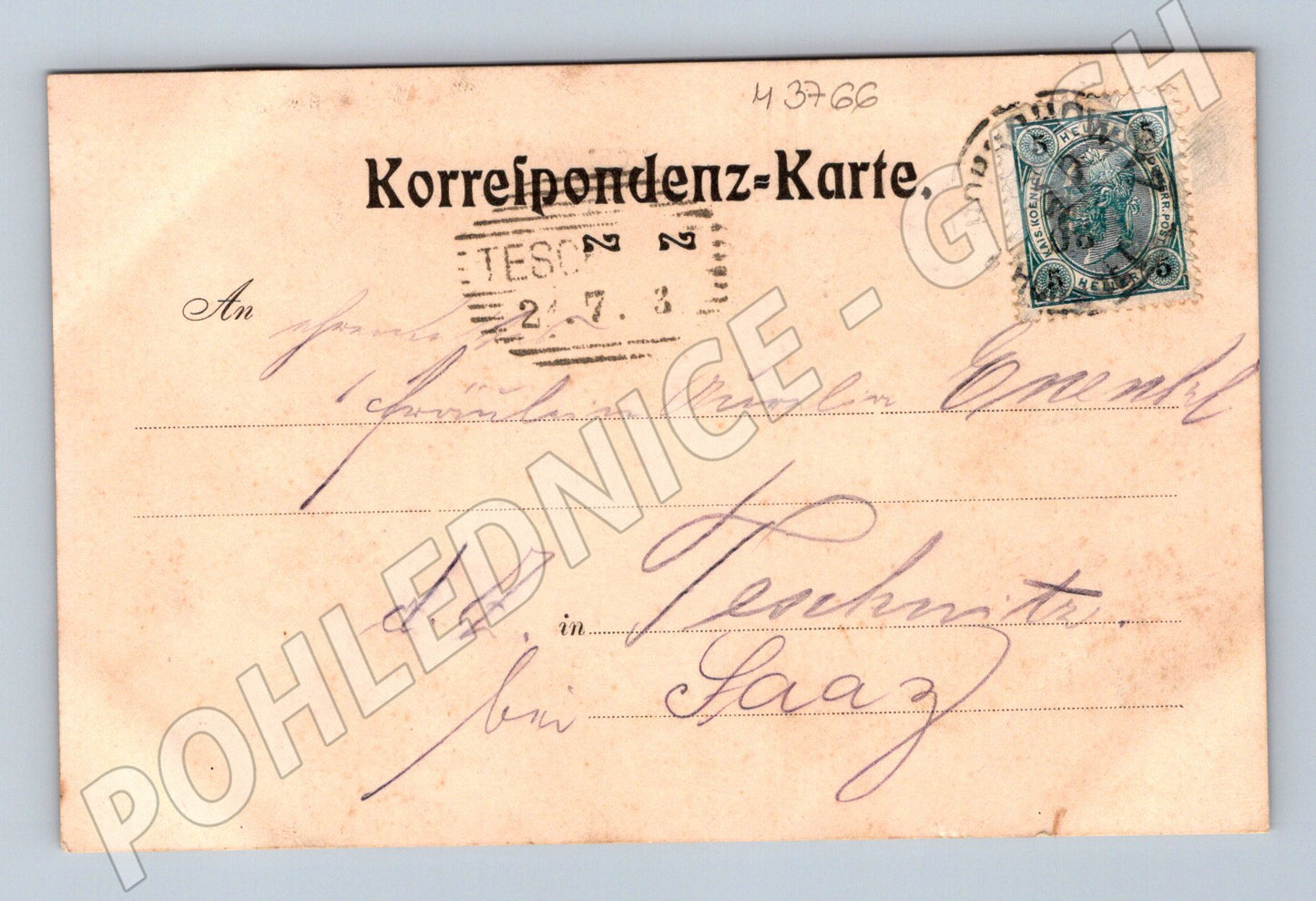 Pohlednice císař Josef II Slovensko (M3766)