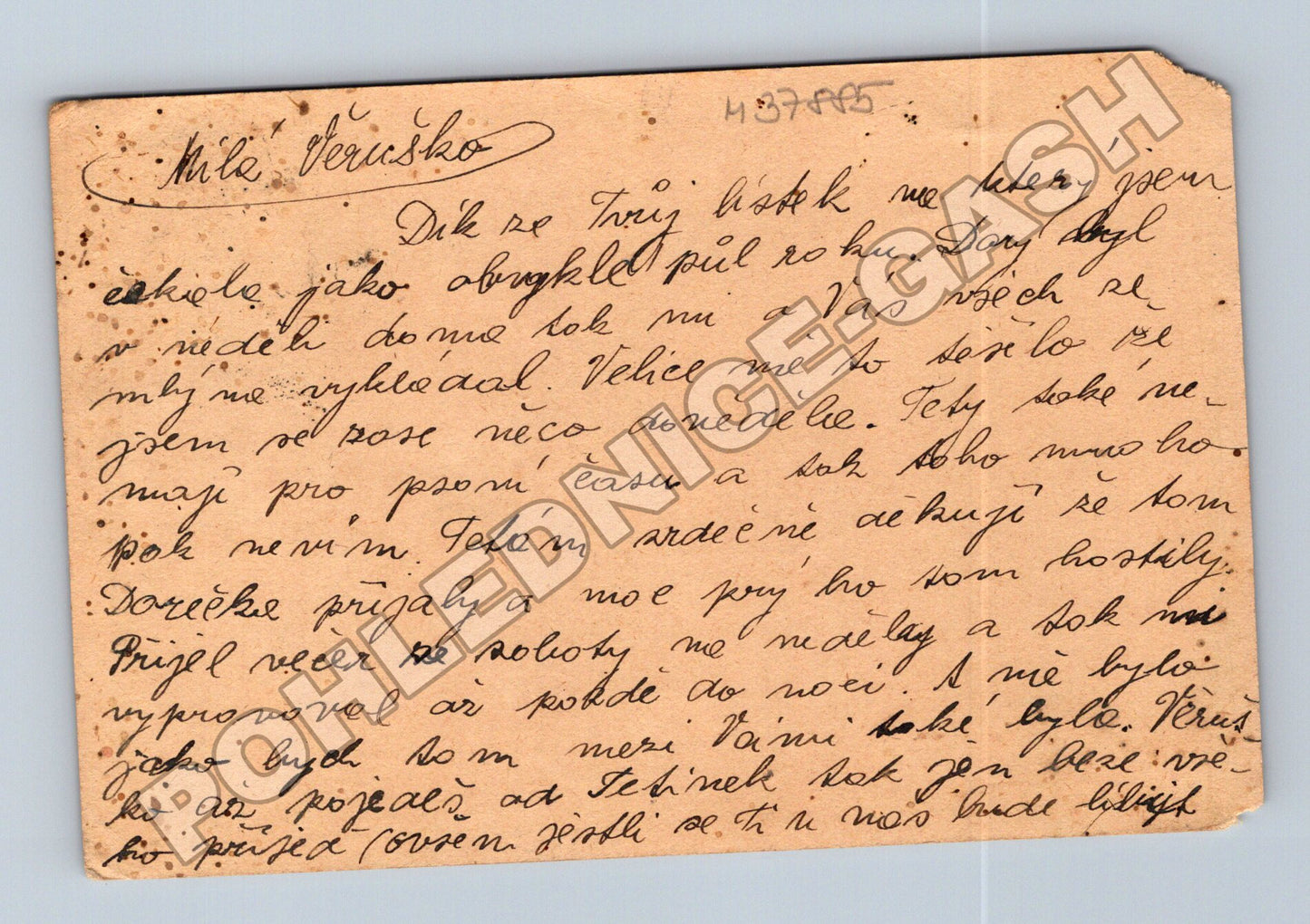 Pohlednice Kyjov odesláno 1929 (M37885)