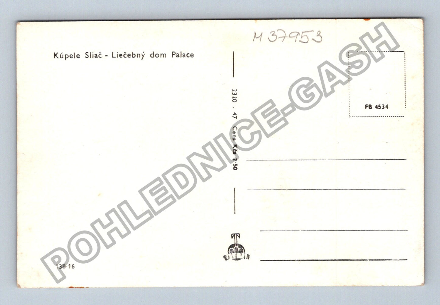 Pohlednice Kúpele Sliač Liečebný dom Palace (M37953)