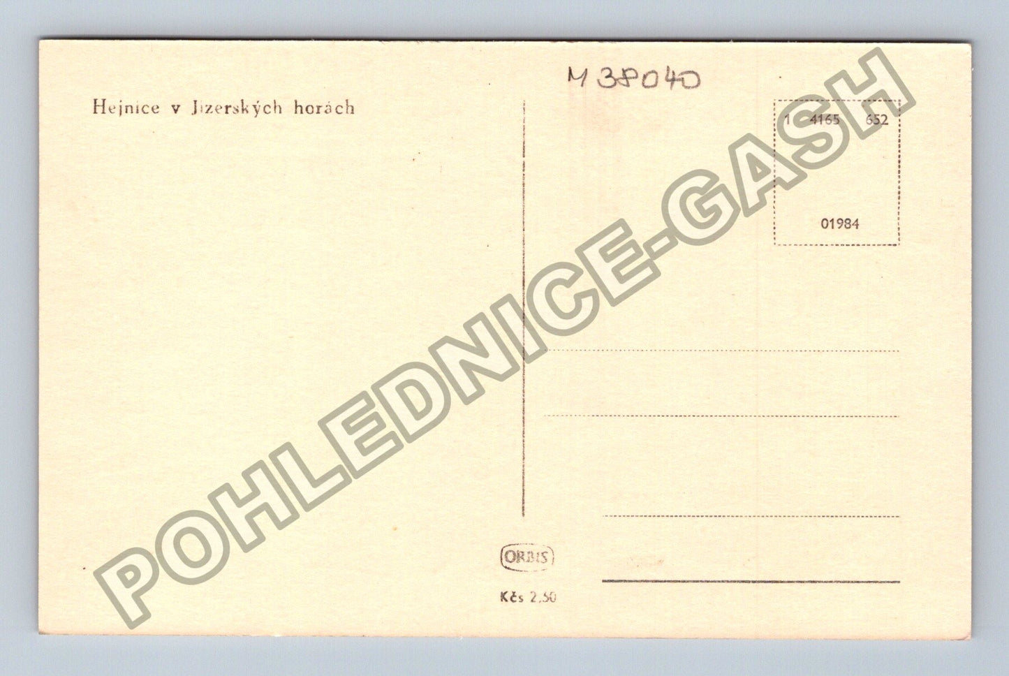 Pohlednice Hejnice v Jizerských horách (M38040)