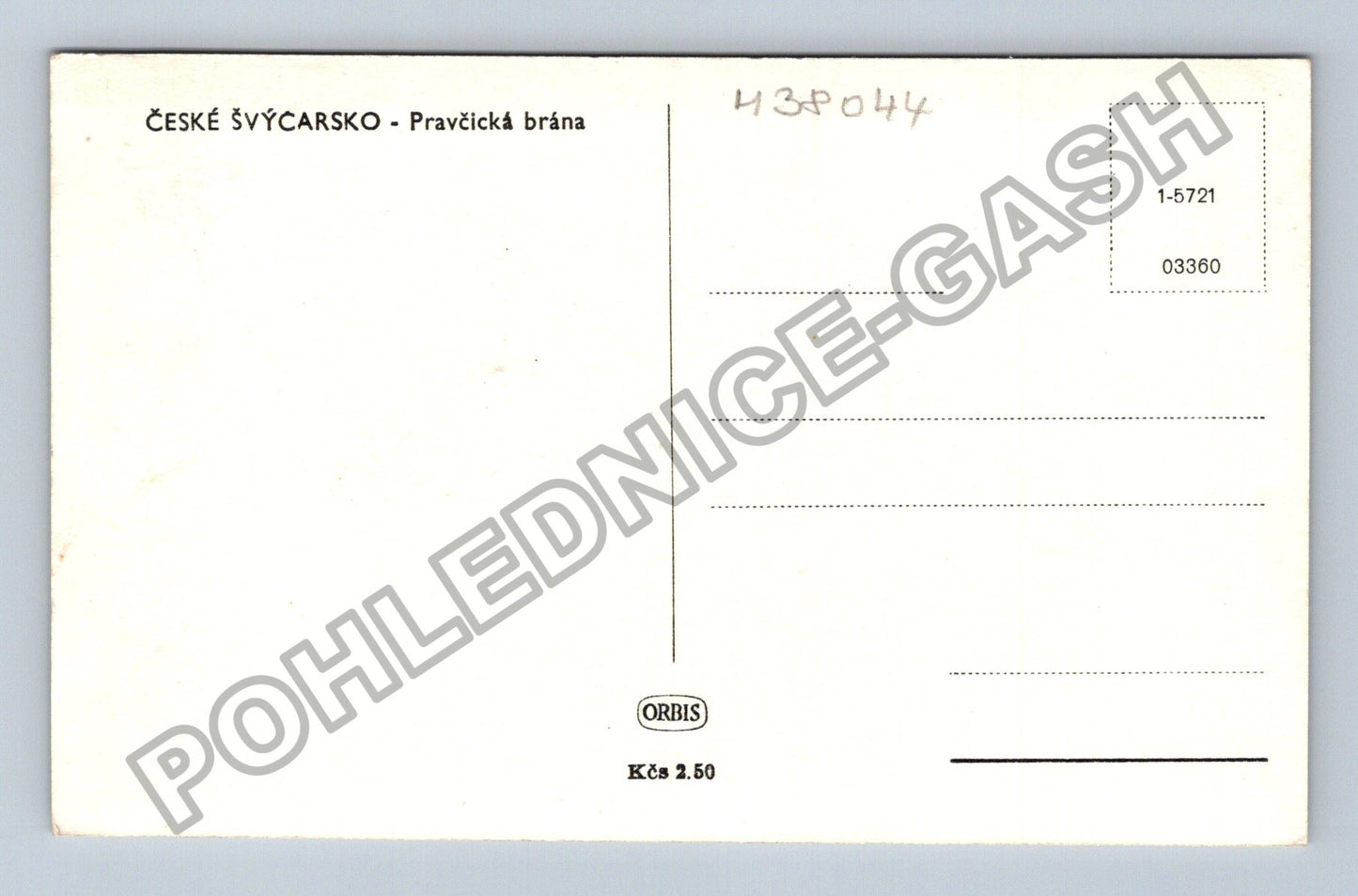Pohlednice České Švýcarsko Pravčická brána (M38044)