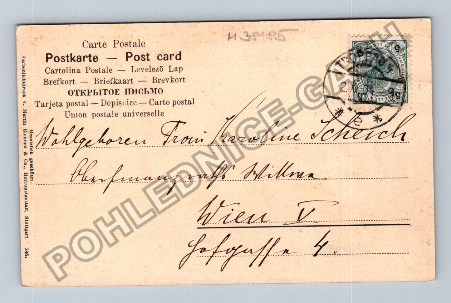 Pohlednice Květiny lichořeřišnice (M38185)