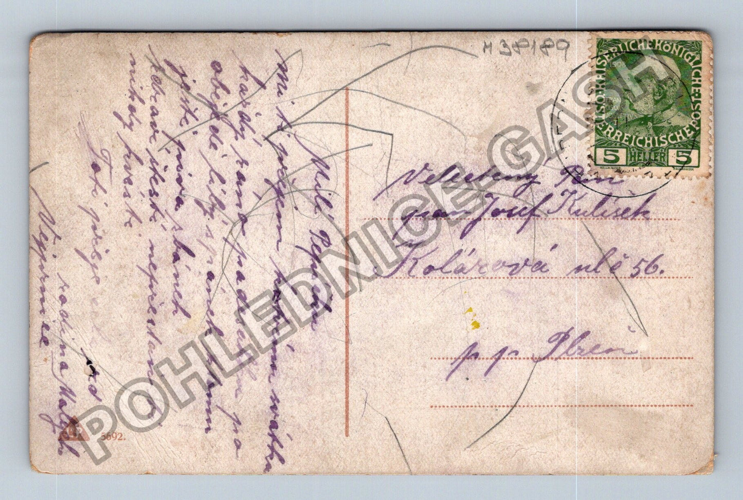 Pohlednice Srdečné přání k jmeninám děti s květinami (M38189)