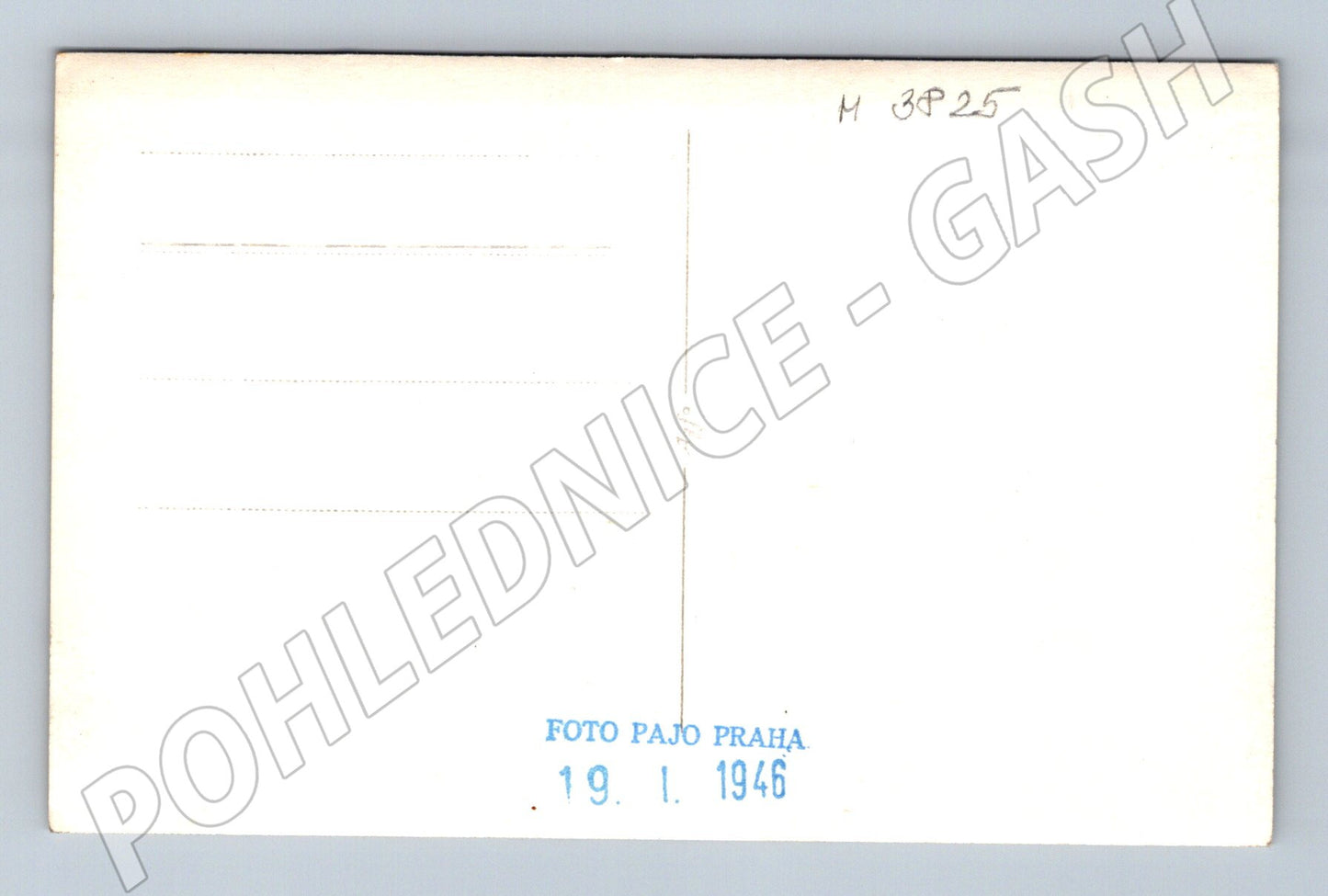 Pohlednice pes – foto Pajo Praha, čb (M3825)