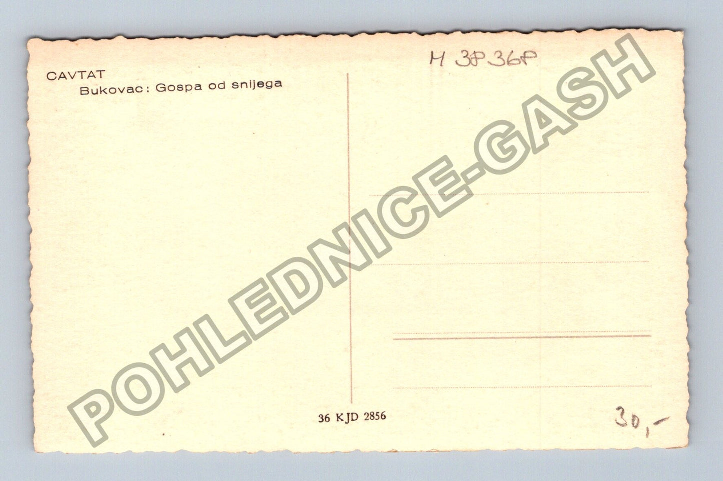 Pohlednice Chorvatsko Cavtat Bukovac Gospa od snijega (M38368)