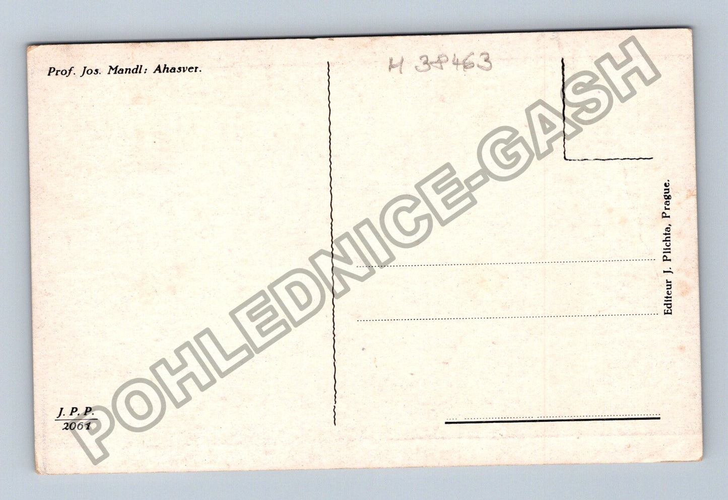 Pohlednice Prof Jos Mandl Ahasver (M38463)