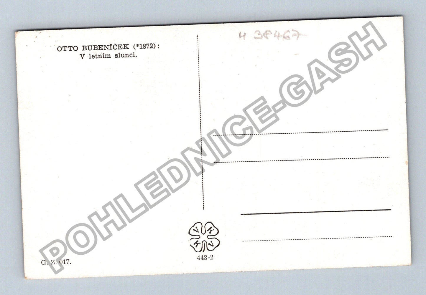 Pohlednice Otto Bubeníček V letním slunci (M38467)