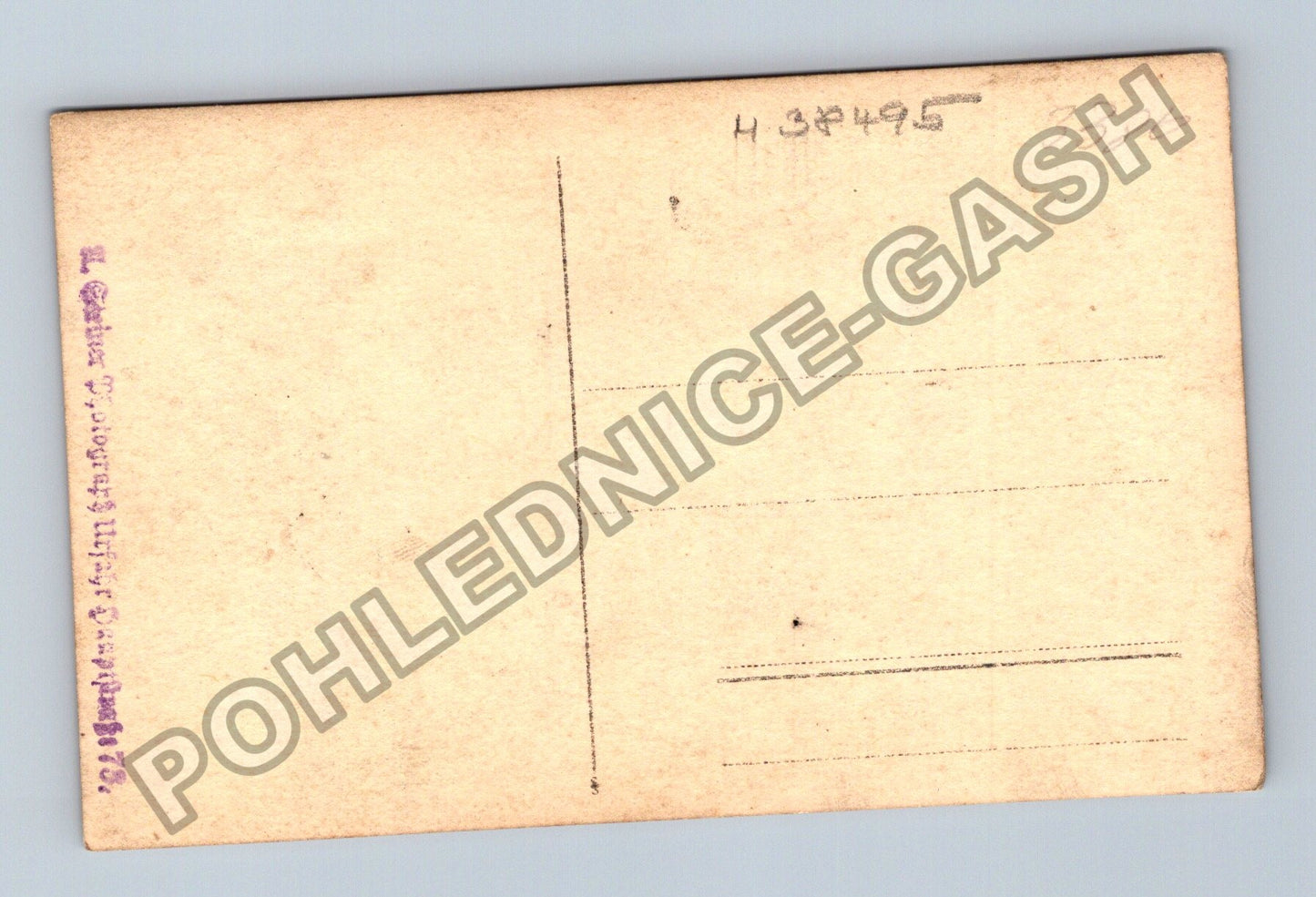 Pohlednice portrét muže brýle podpis Josef Jínek 1922 (M38495)