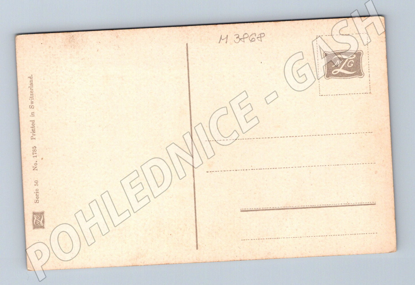 Pohlednice krávy u vody – kolorovaný motiv (M3868)