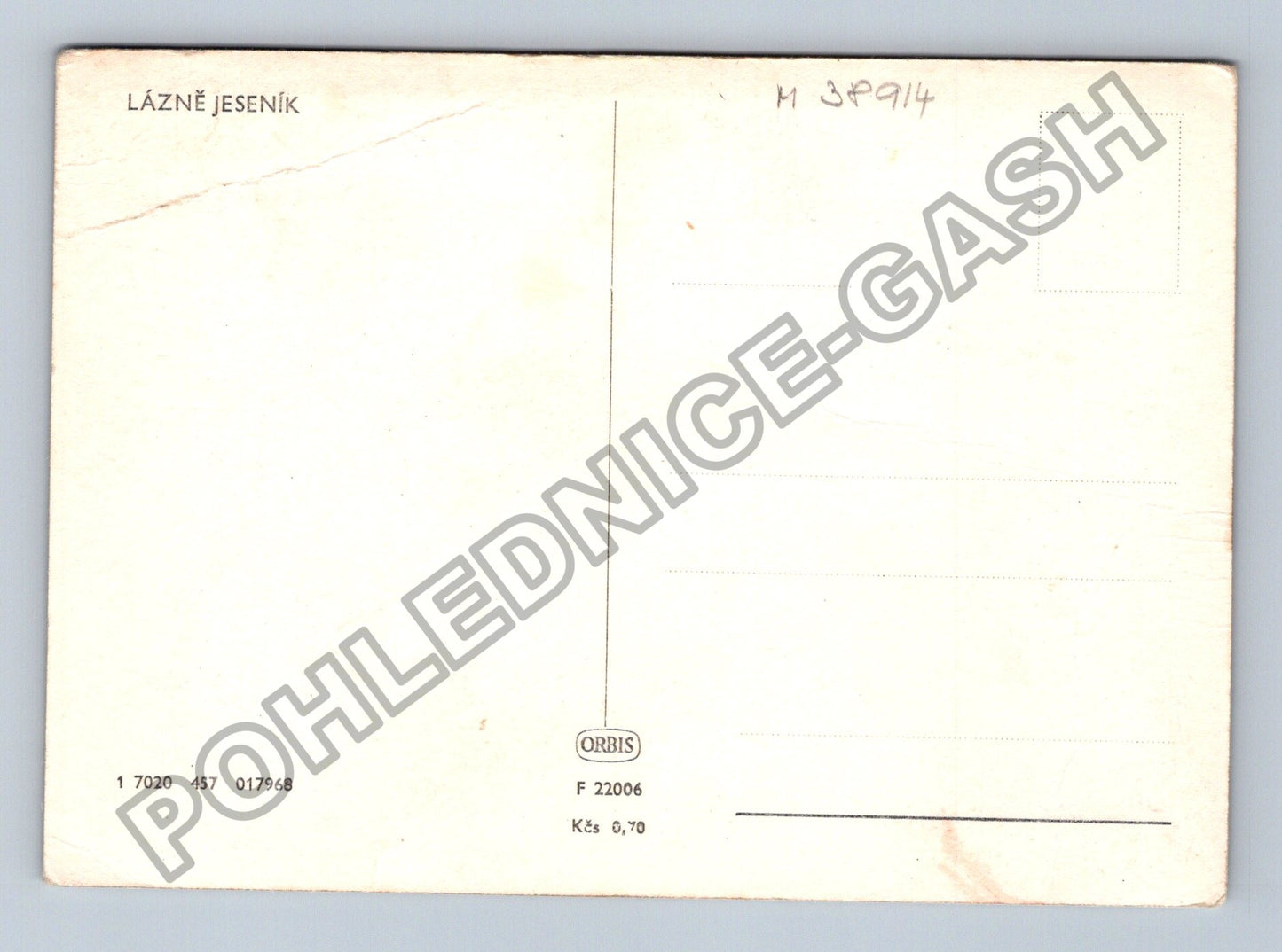 Pohlednice Lázně Jeseník horská krajina budovy (M38914)