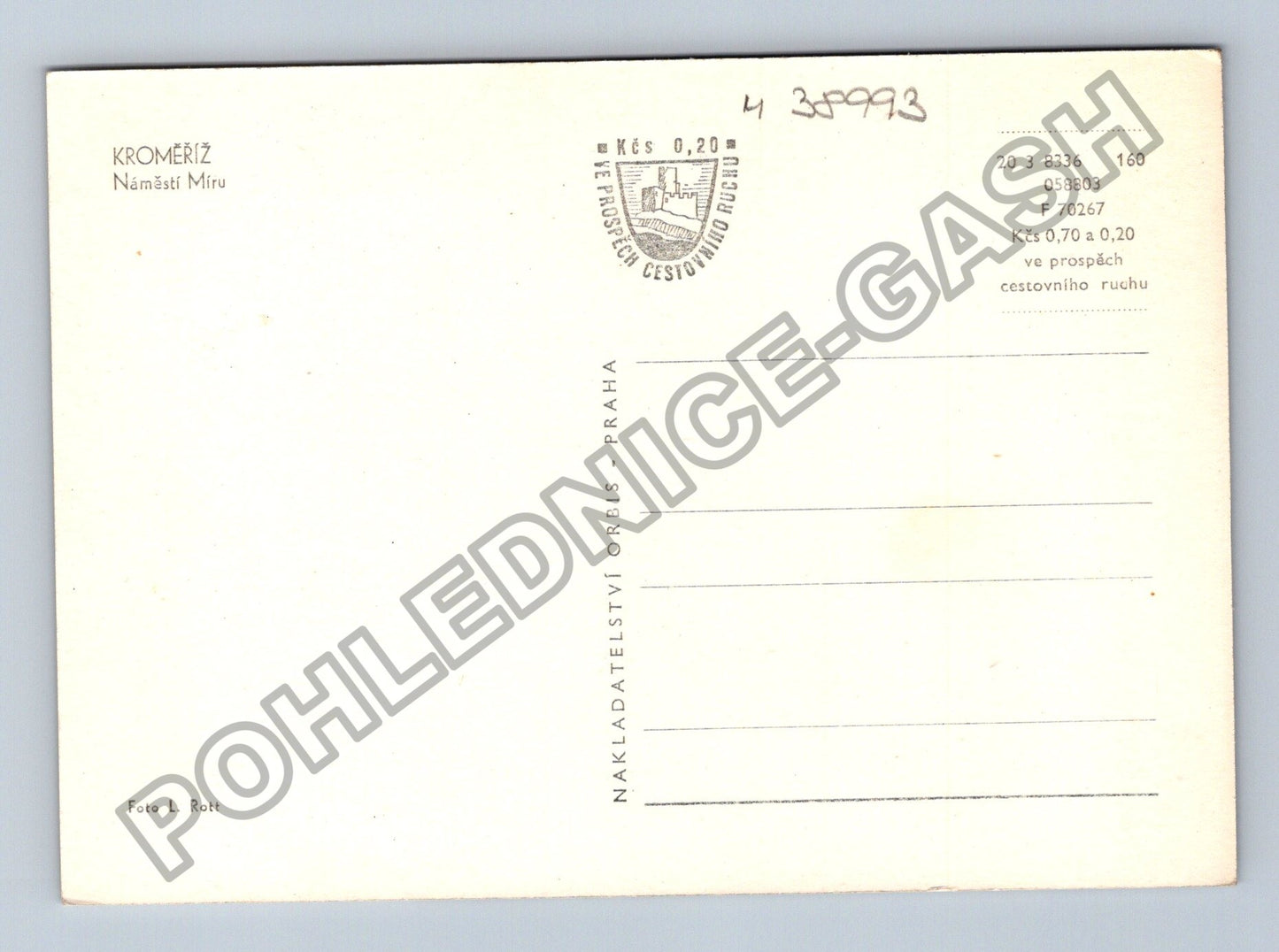 Pohlednice Kroměříž Náměstí Míru (M38993)