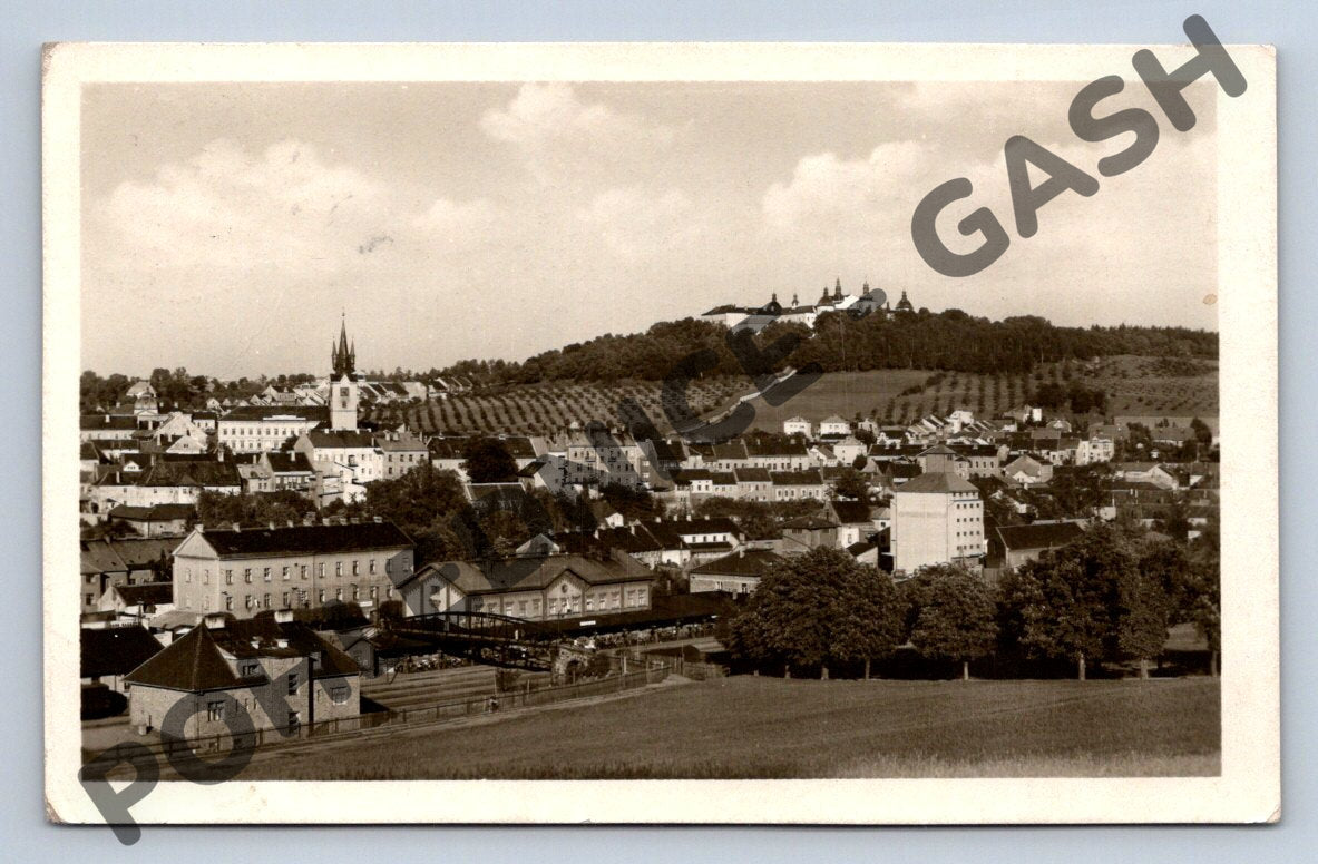 Pohlednice Příbram Svatá Hora 1952 (M390)