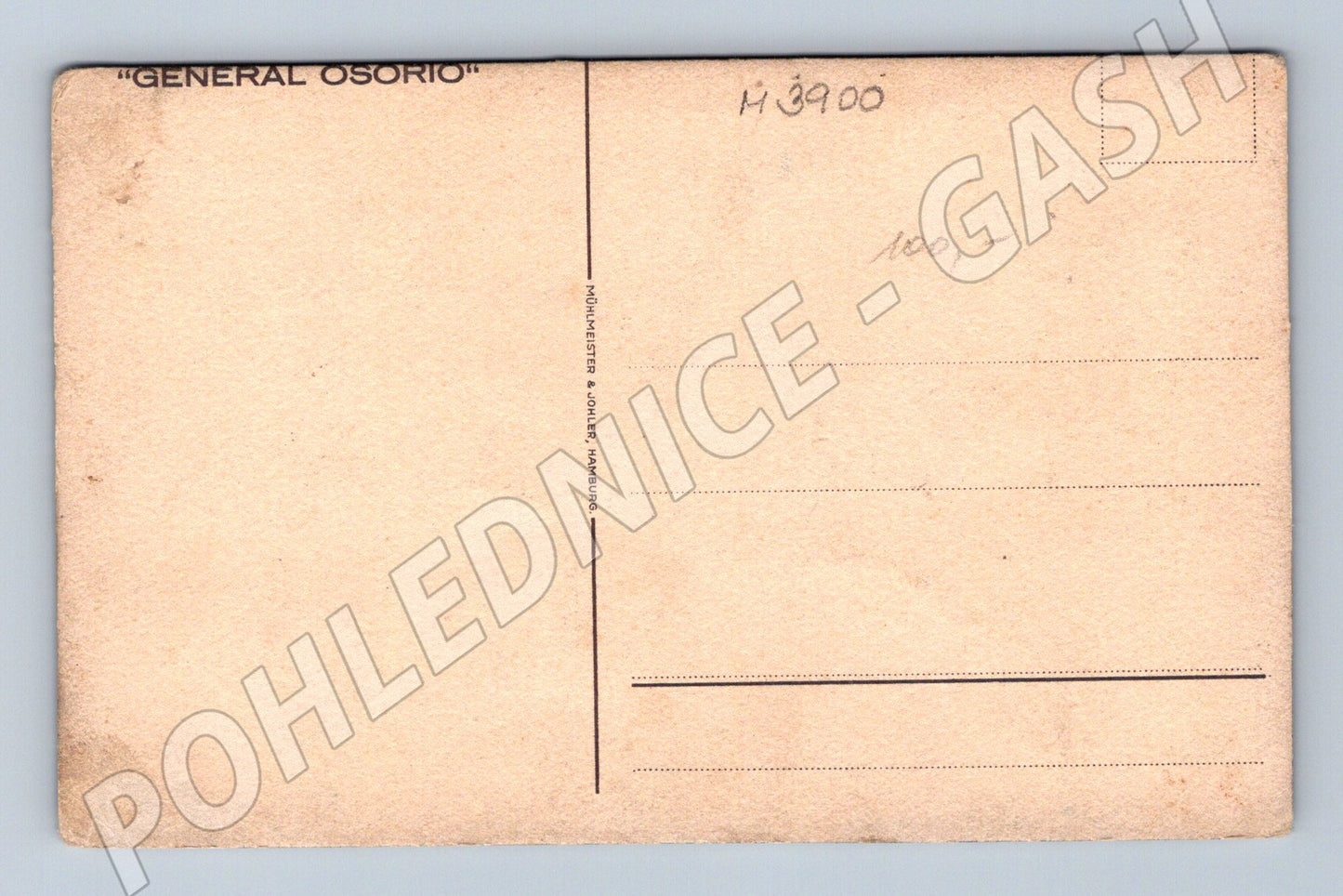 Pohlednice loď General Osorio – námořní motiv (M3900)