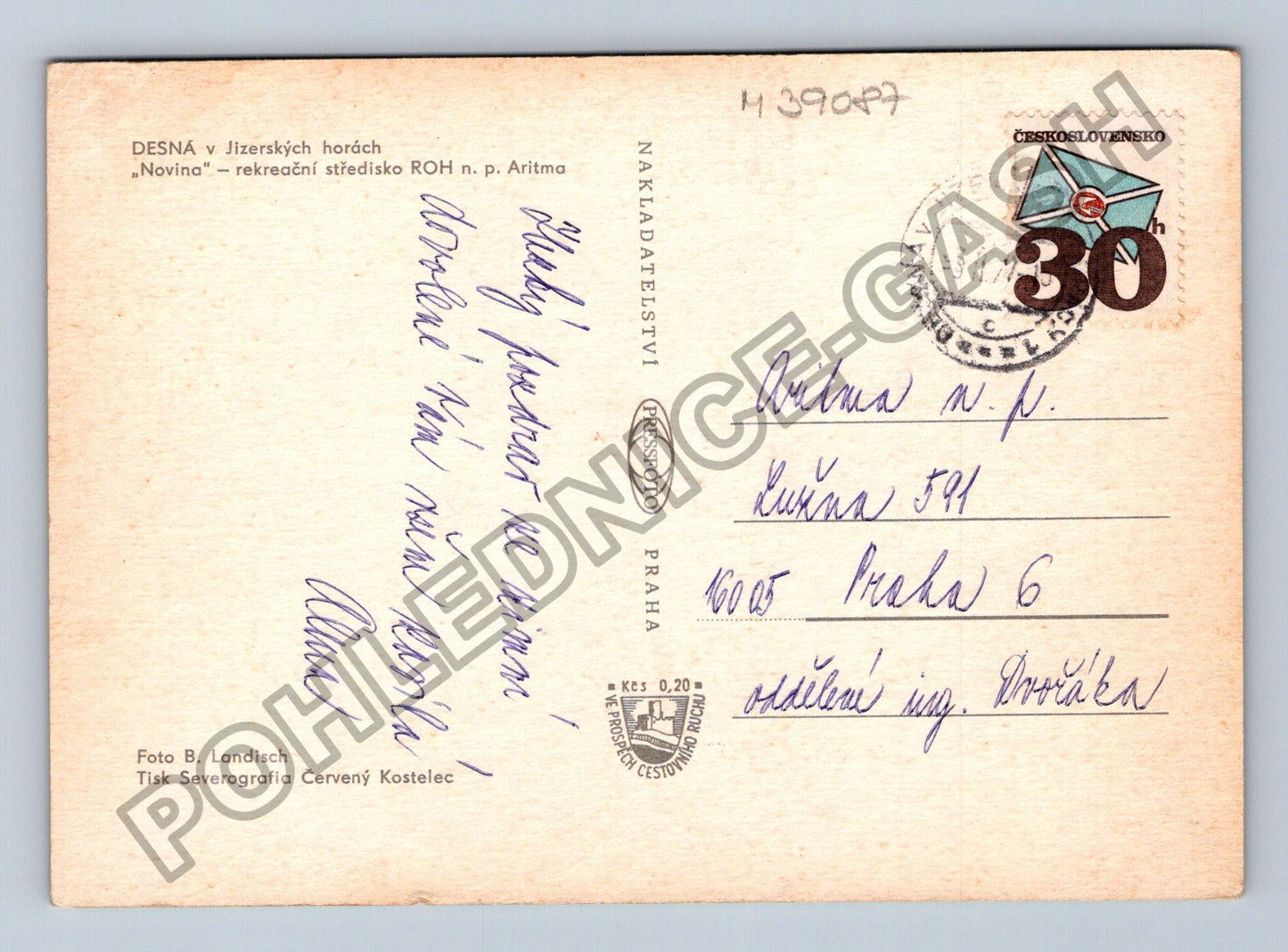 Pohlednice Desná v Jizerských horách rekreační středisko (M39087)