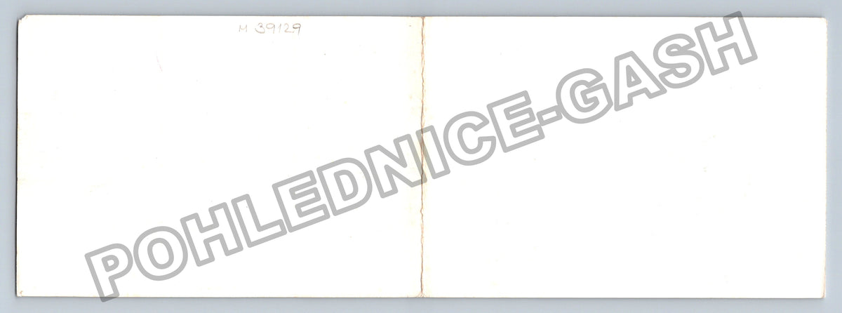 Pohlednice PF 1989 Praha Karlův most silueta (M39129)