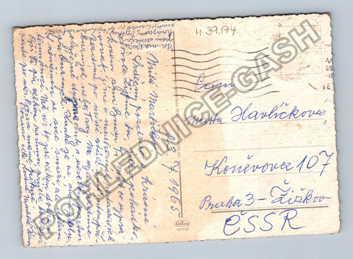 Pohlednice Rakousko Vídeň Burgtheater 1965 (M39174)