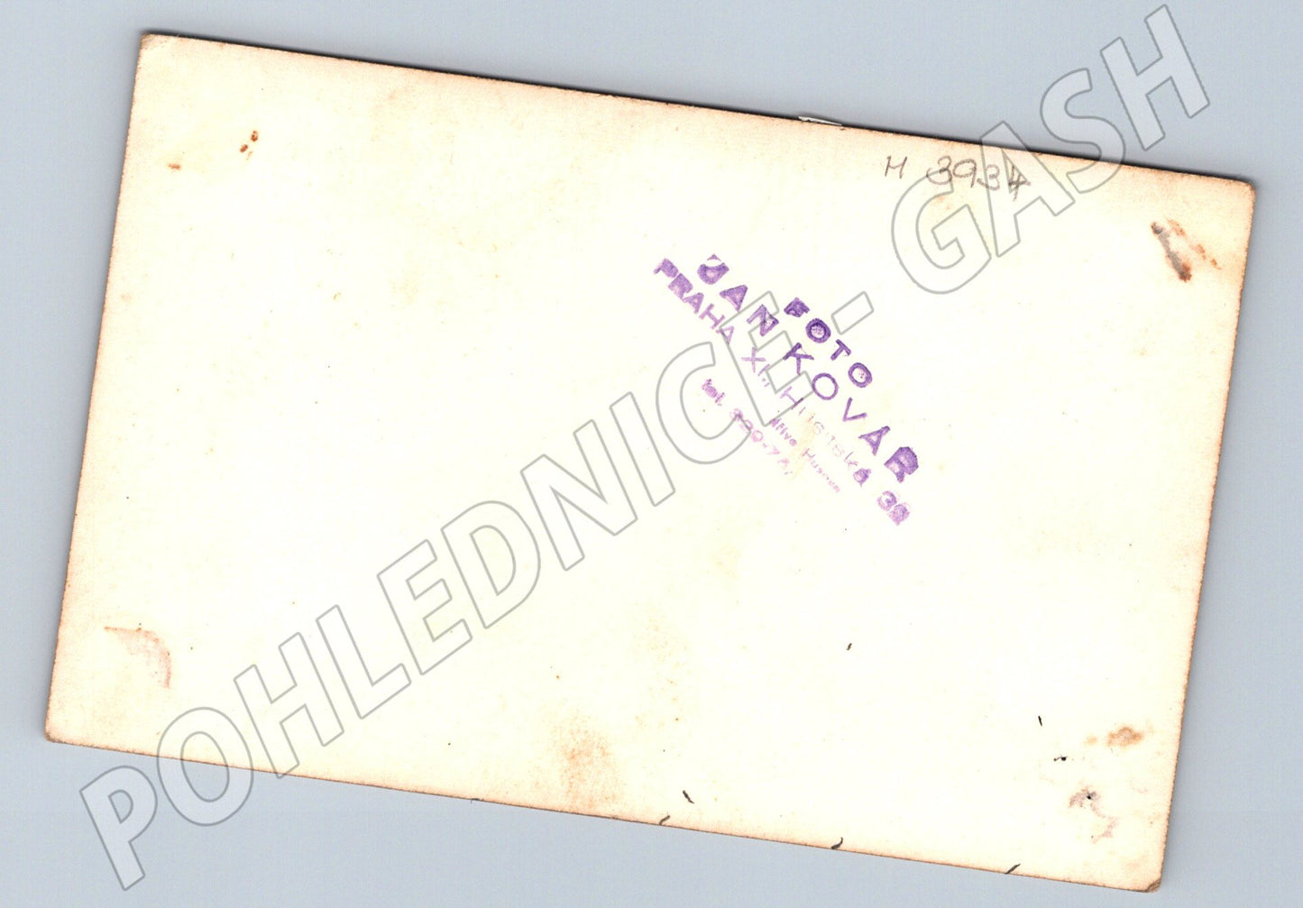 Pohlednice historický automobil – Praha Jan Kovář (M3934)